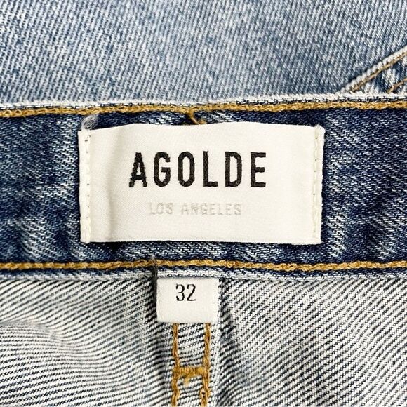 NWT Agolde Parker Vintage Cut-Off Short in Lowkey Medium Distress Size 32 | 14 - Picture 13 of 14